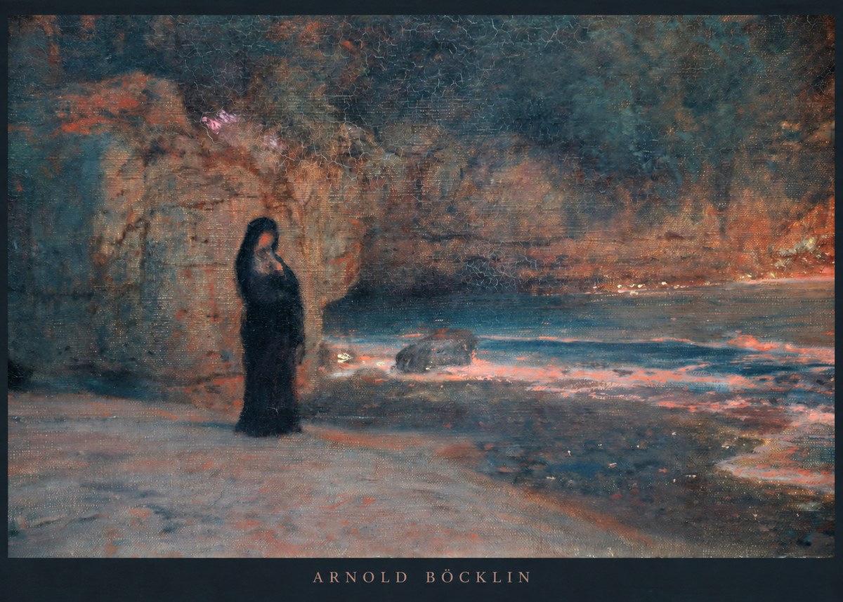 Arnold Böcklin The Lament No2 - Plakát