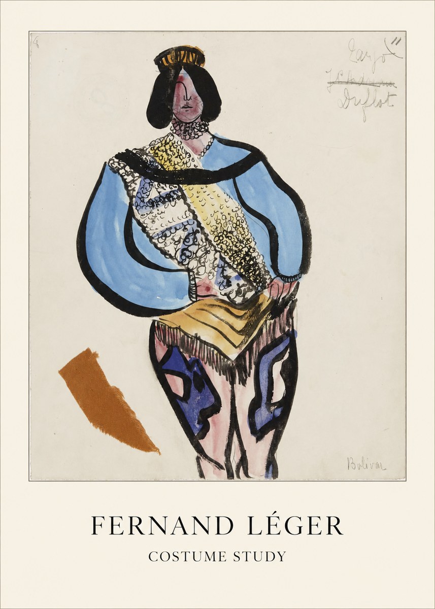 Fernand Léger Bolivar VIII No3 - Plakát