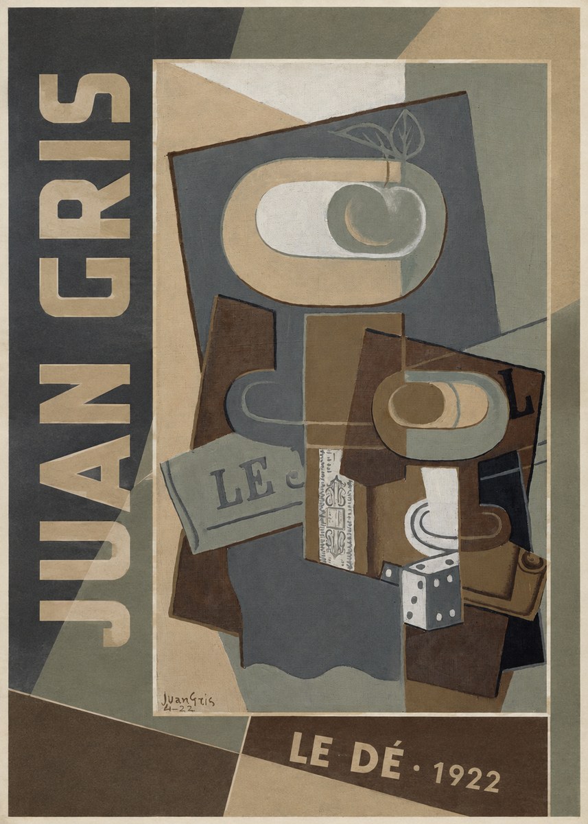Juan Gris Le Dé No2 - Plakát