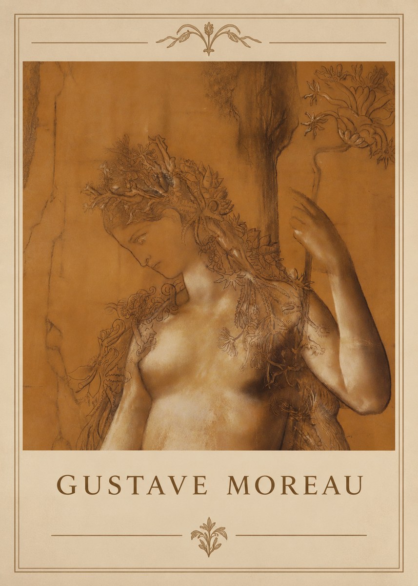 Gustave Moreau Daphne No3 - Plakát