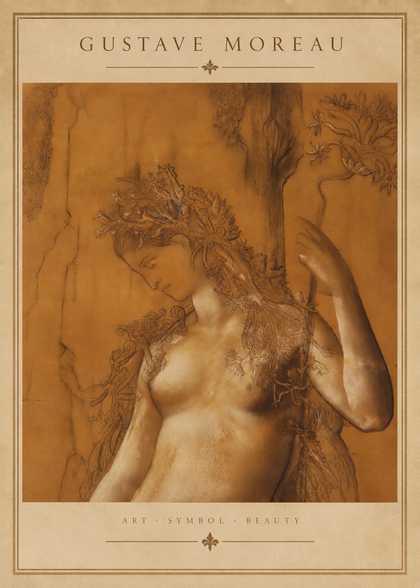 Gustave Moreau Daphne No4 - Plakát