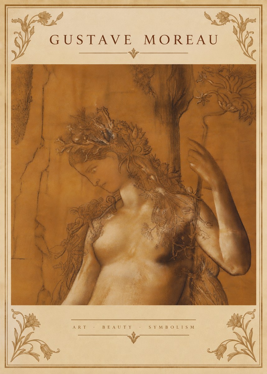 Gustave Moreau Daphne No6 - Plakát