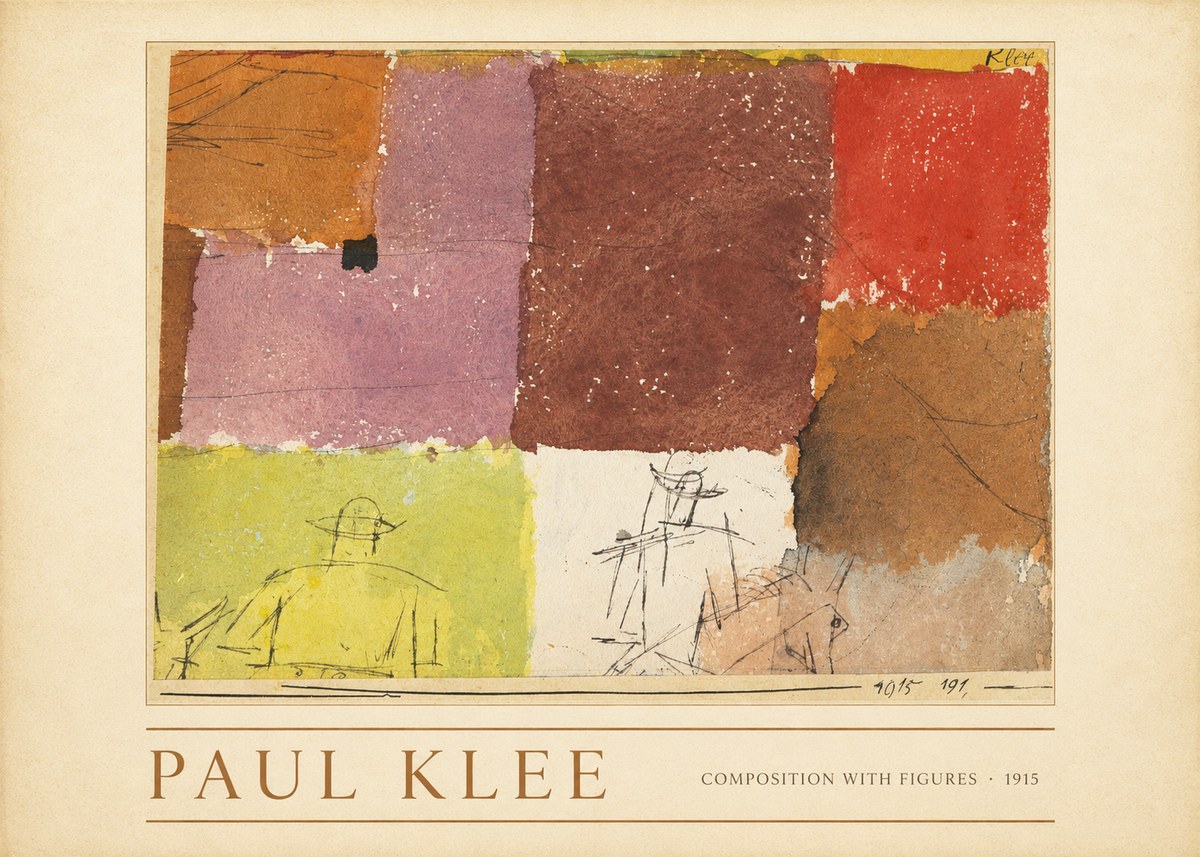 Paul Klee Composition with Figures I No1 - Plakát