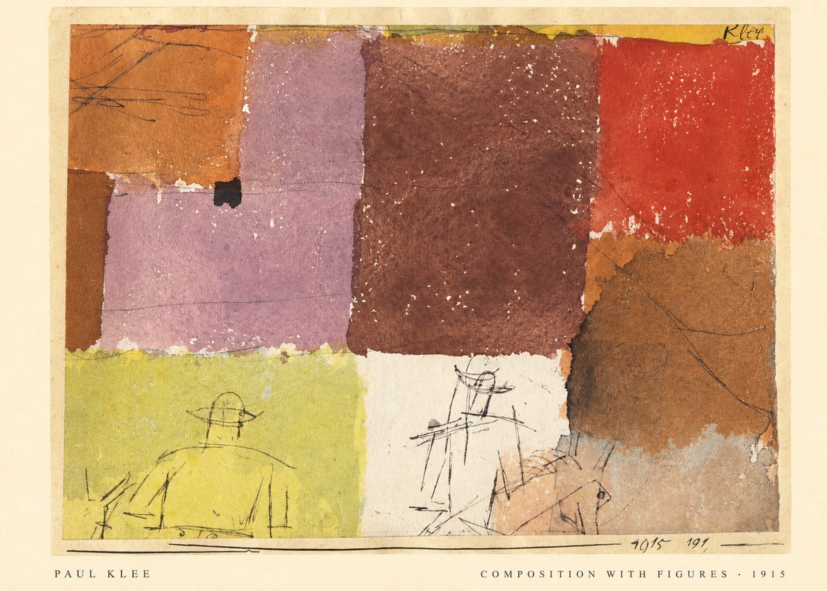 Paul Klee Composition with Figures I No5 - Plakát