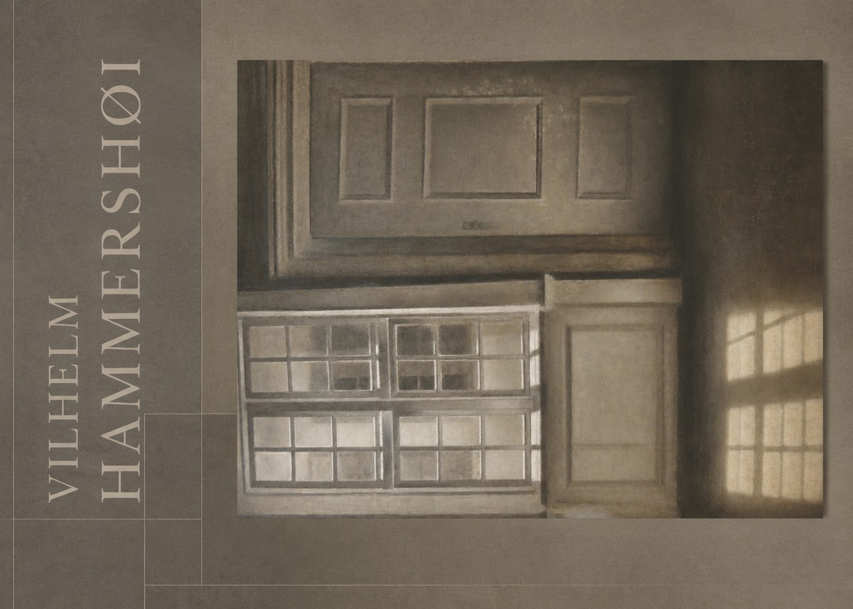 Vilhelm Hammershøi Interior with Window No3 - Plakát