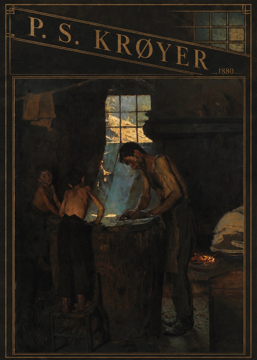 P.S. Krøyer A Forge No5 - Plakát