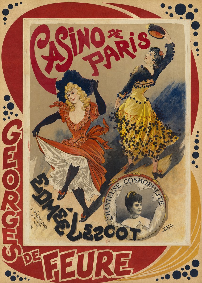 Georges de Feure Edmée Lescot No4 - Plakát