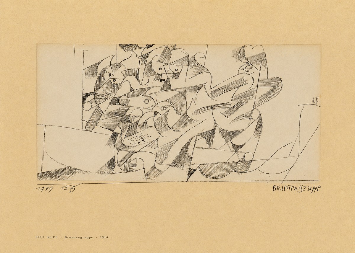 Paul Klee Brunnengruppe No6 - Plakát