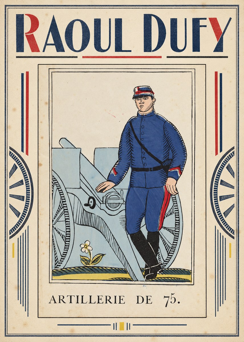Raoul Dufy Artillerie De 75. No1 - Plakát