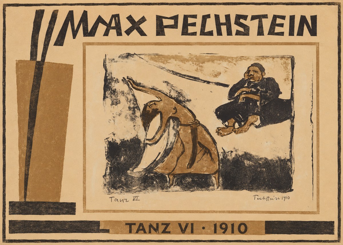 Max Pechstein Tanz Vi • 1910 No1 - Plakát