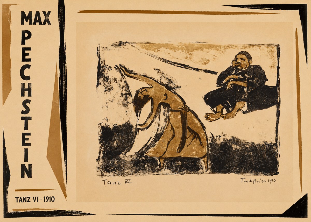 Max Pechstein Tanz Vi • 1910 No2 - Plakát