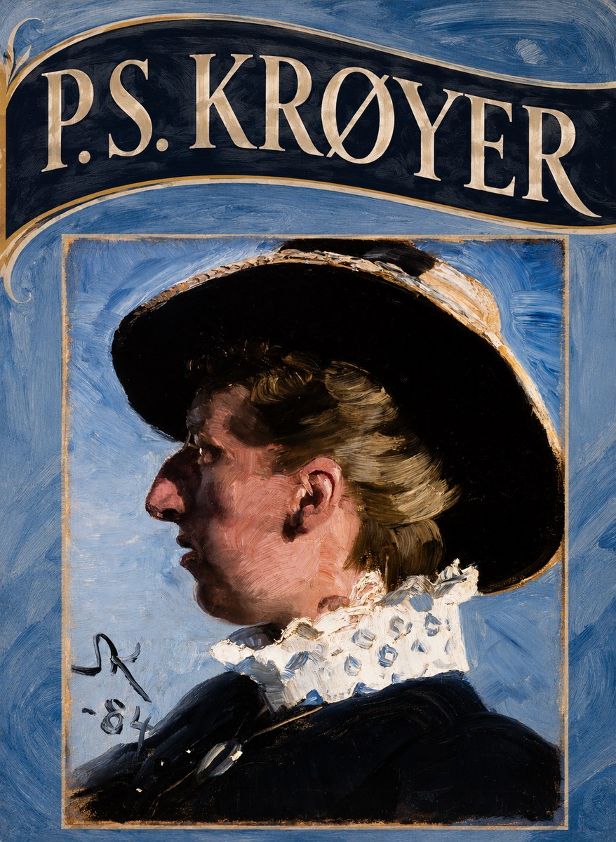 P.S. Krøyer Self-portrait II No5 - Plakát