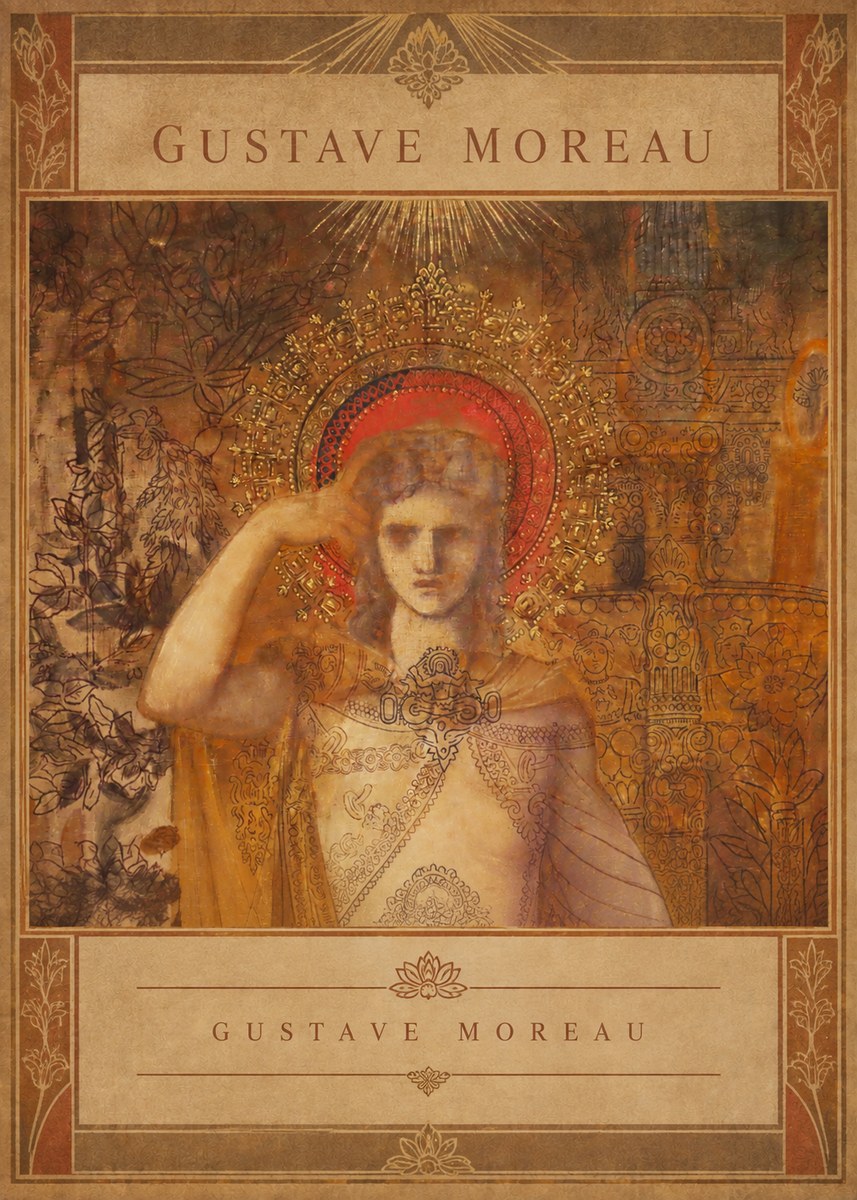 Gustave Moreau The Messenger No2 - Plakát