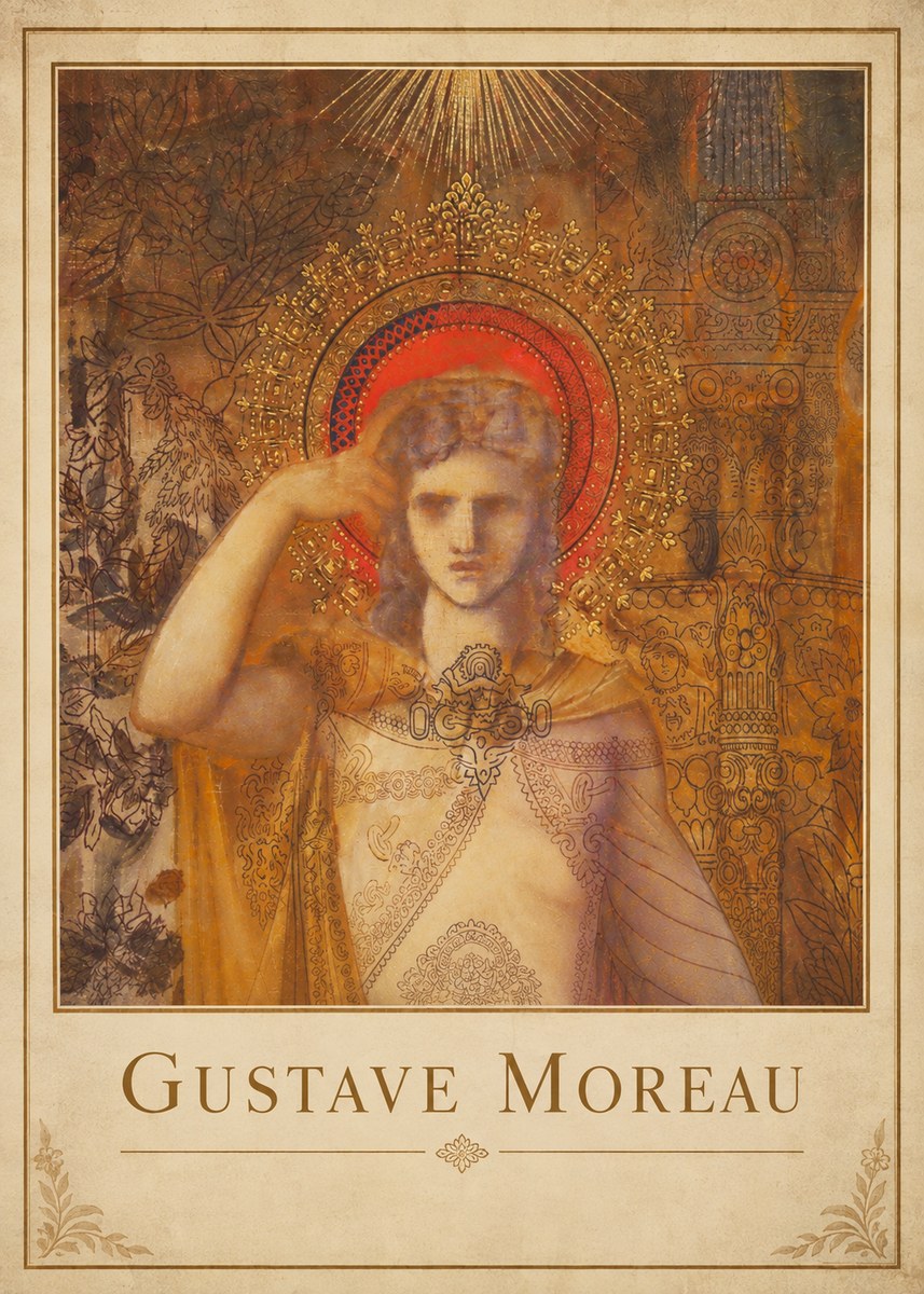 Gustave Moreau The Messenger No3 - Plakát