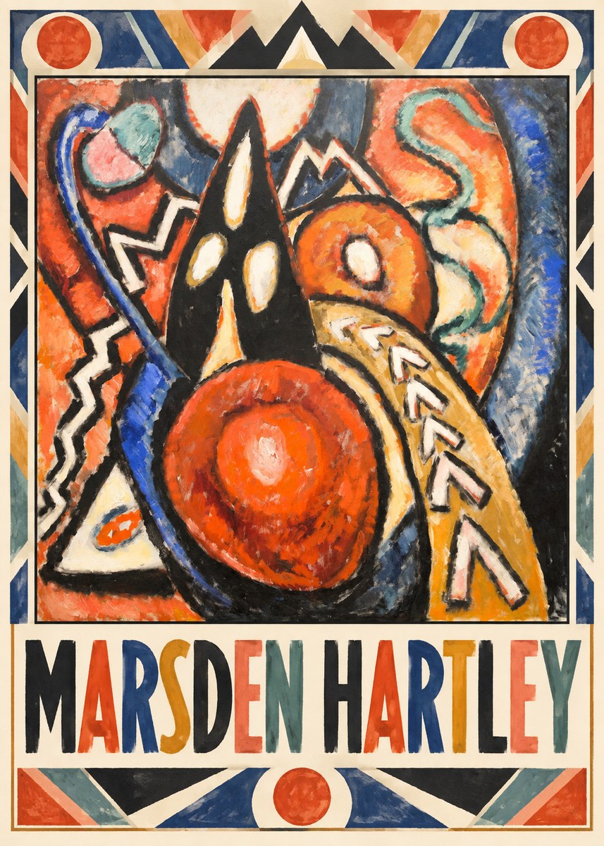 Marsden Hartley Marsden Hartley No1 - Plakát