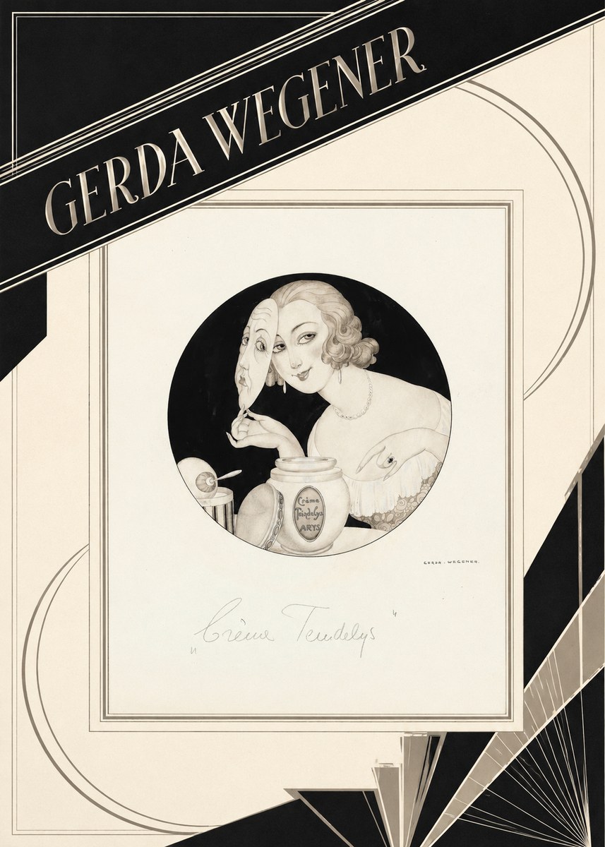 Gerda Wegener Crème Teindelys I No4 - Plakát
