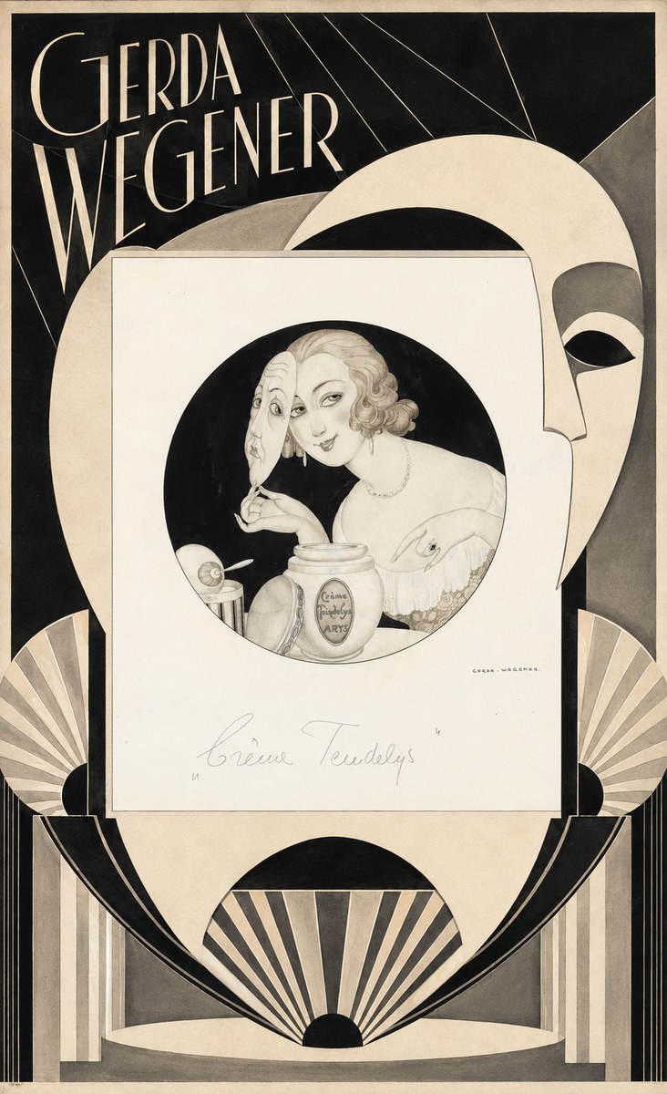 Gerda Wegener Crème Teindelys I No6 - Plakát