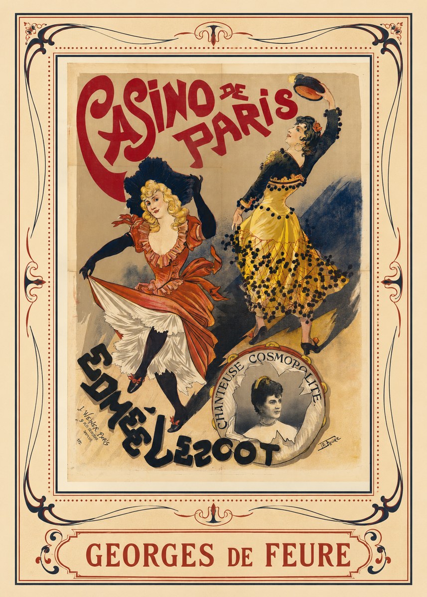 Georges de Feure Edmée L'escot No1 - Plakát