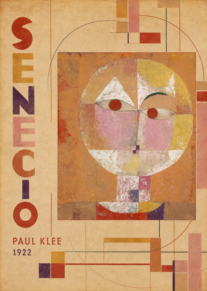 Paul Klee Senecio No4 - Plakát