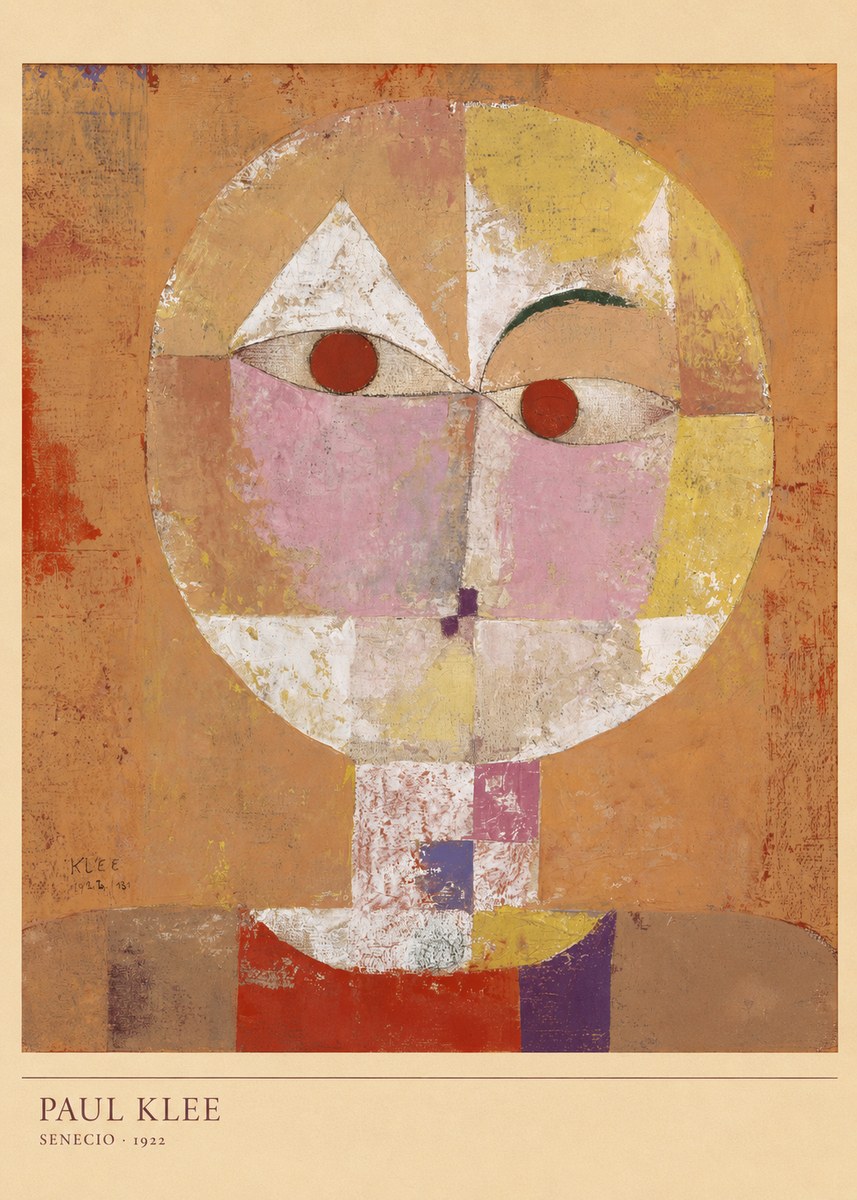Paul Klee Senecio No6 - Plakát