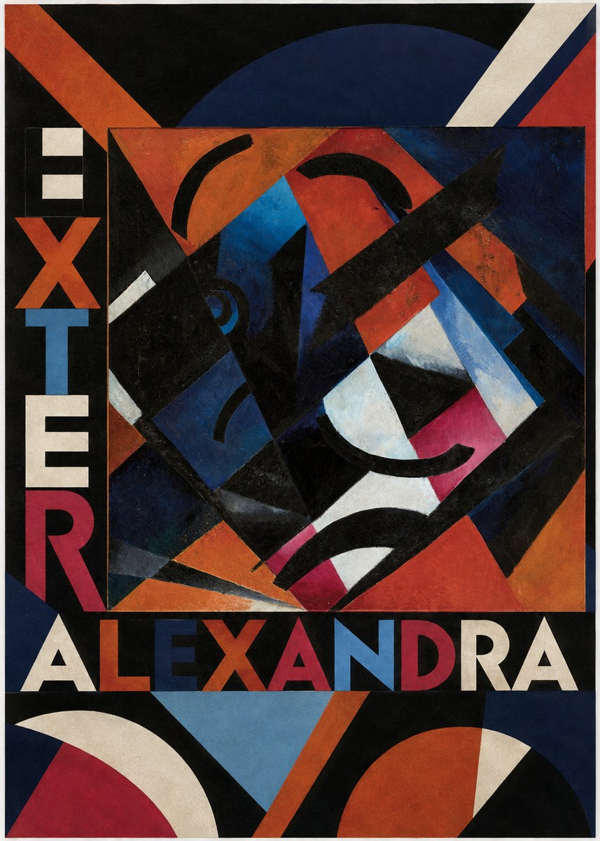 Alexandra Exter Abstract Composition No6 - Plakát