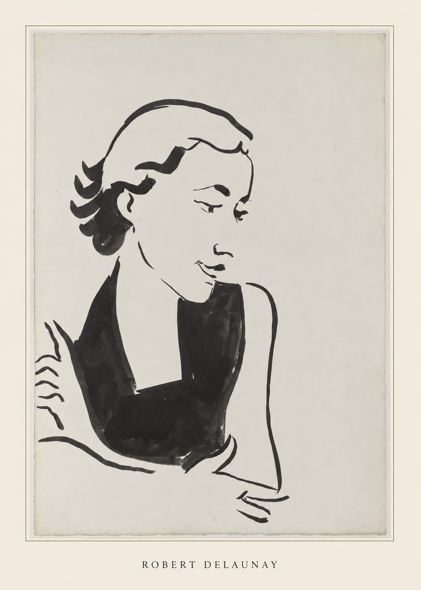 Robert Delaunay Figure Study No4 - Plakát