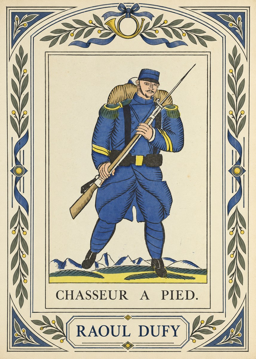 Raoul Dufy Chasseur a Pied. No3 - Plakát