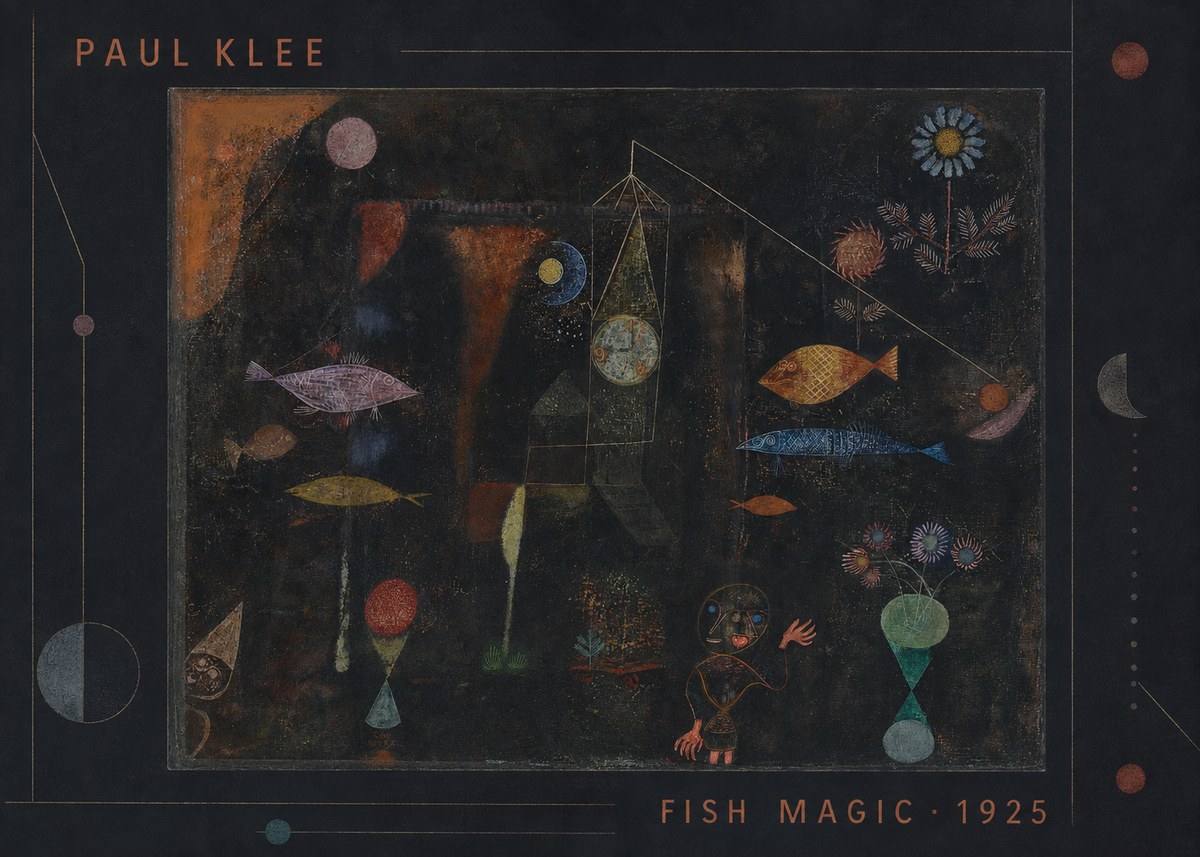 Paul Klee Fish Magic I No3 - Plakát