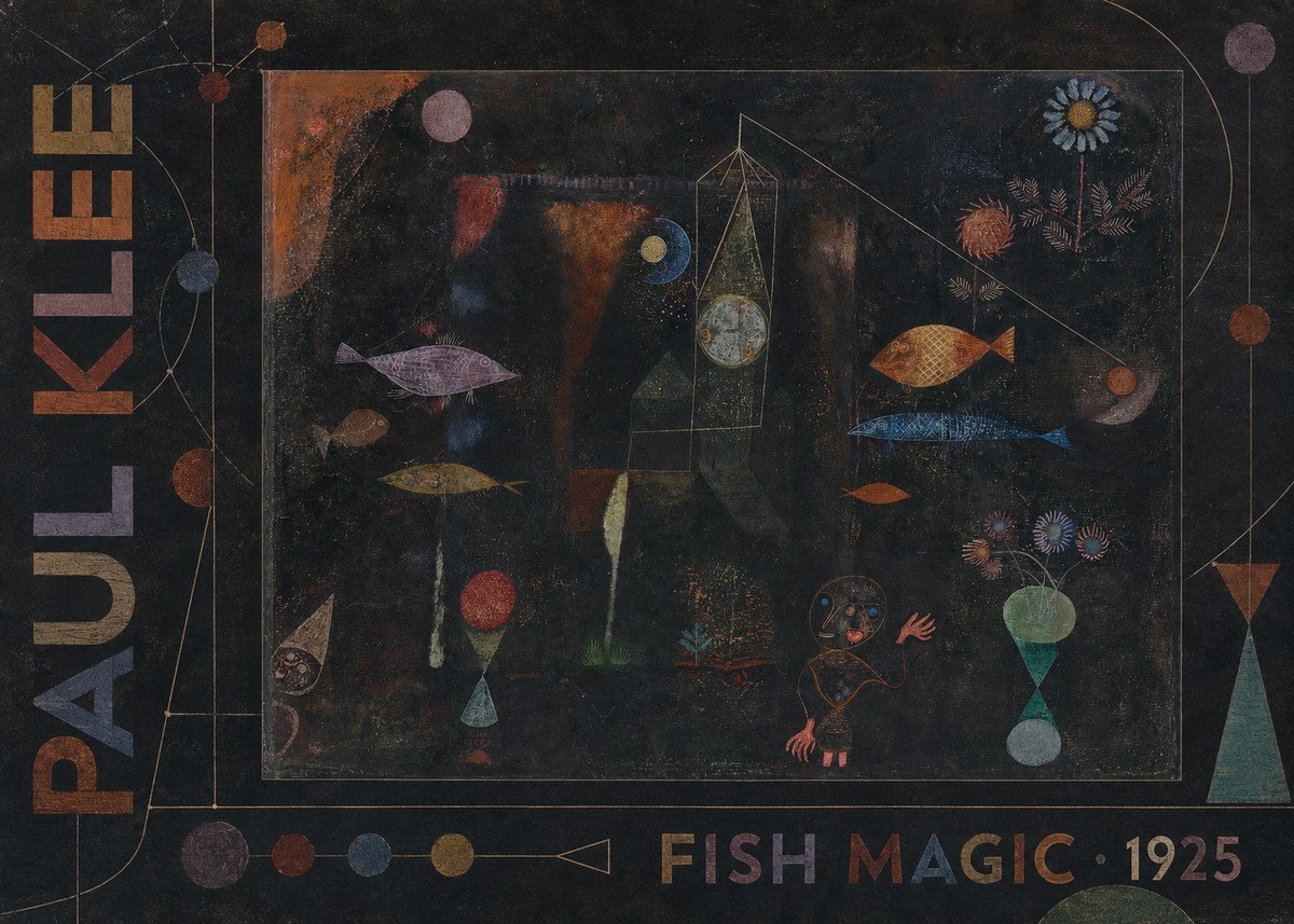 Paul Klee Fish Magic I No6 - Plakát