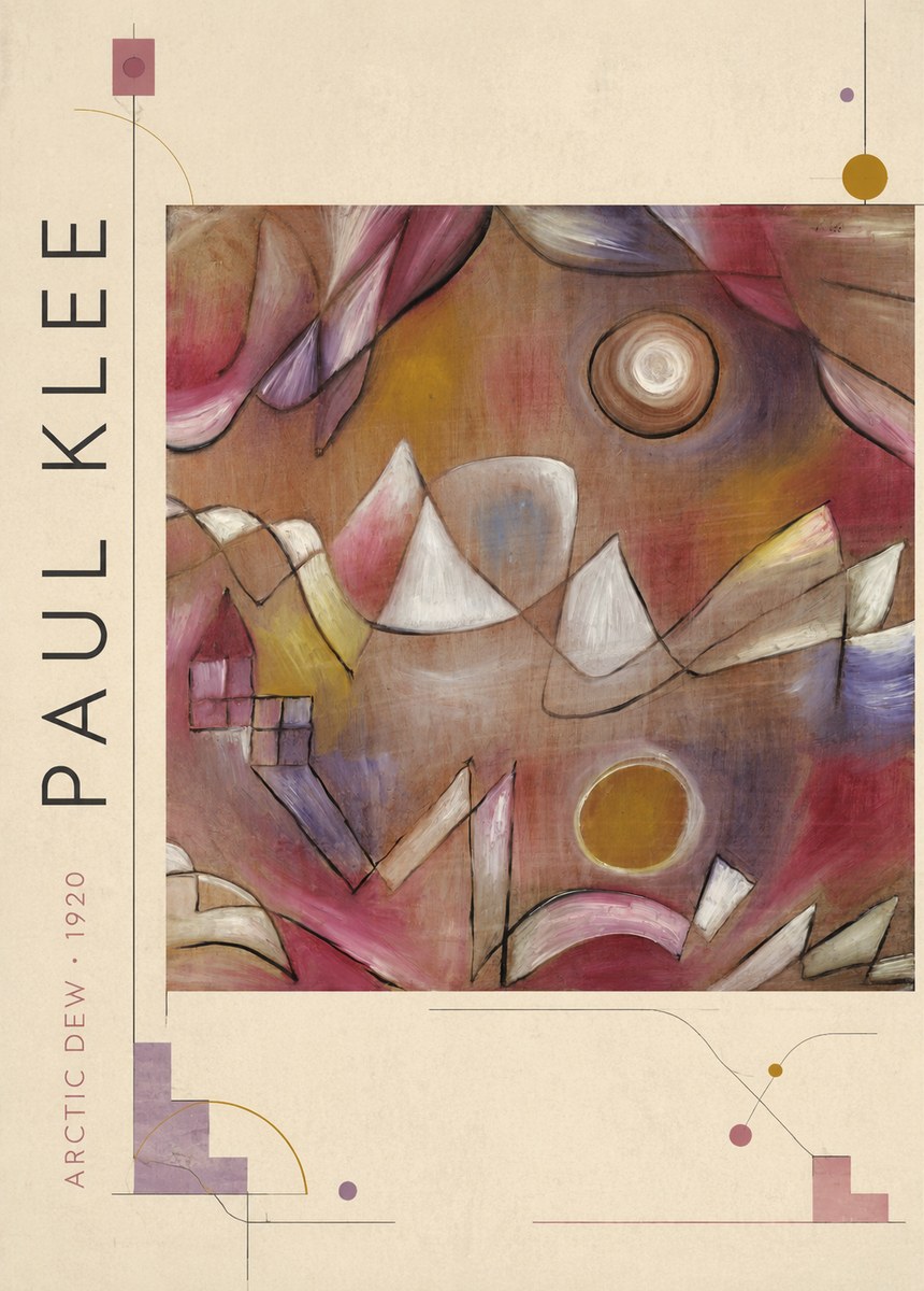 Paul Klee Arctic Dew No3 - Plakát