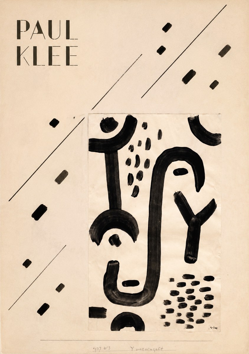 Paul Klee Face of the Goddess No6 - Plakát