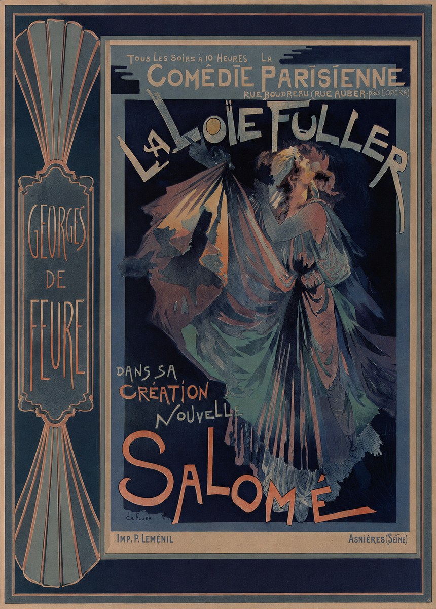 Georges de Feure La Loïe Fuller - Salomé II No3 - Plakát