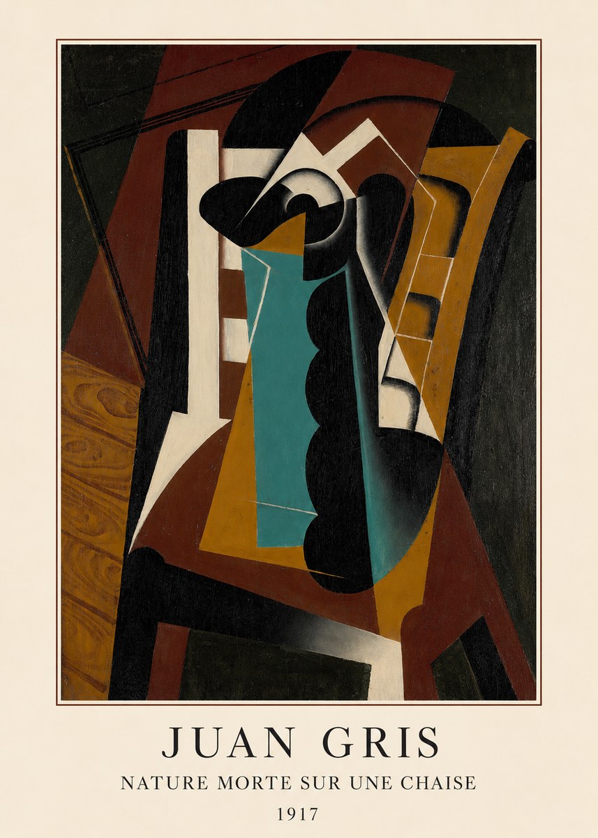 Juan Gris Nature Morte Sur Une Chaise No3 - Plakát