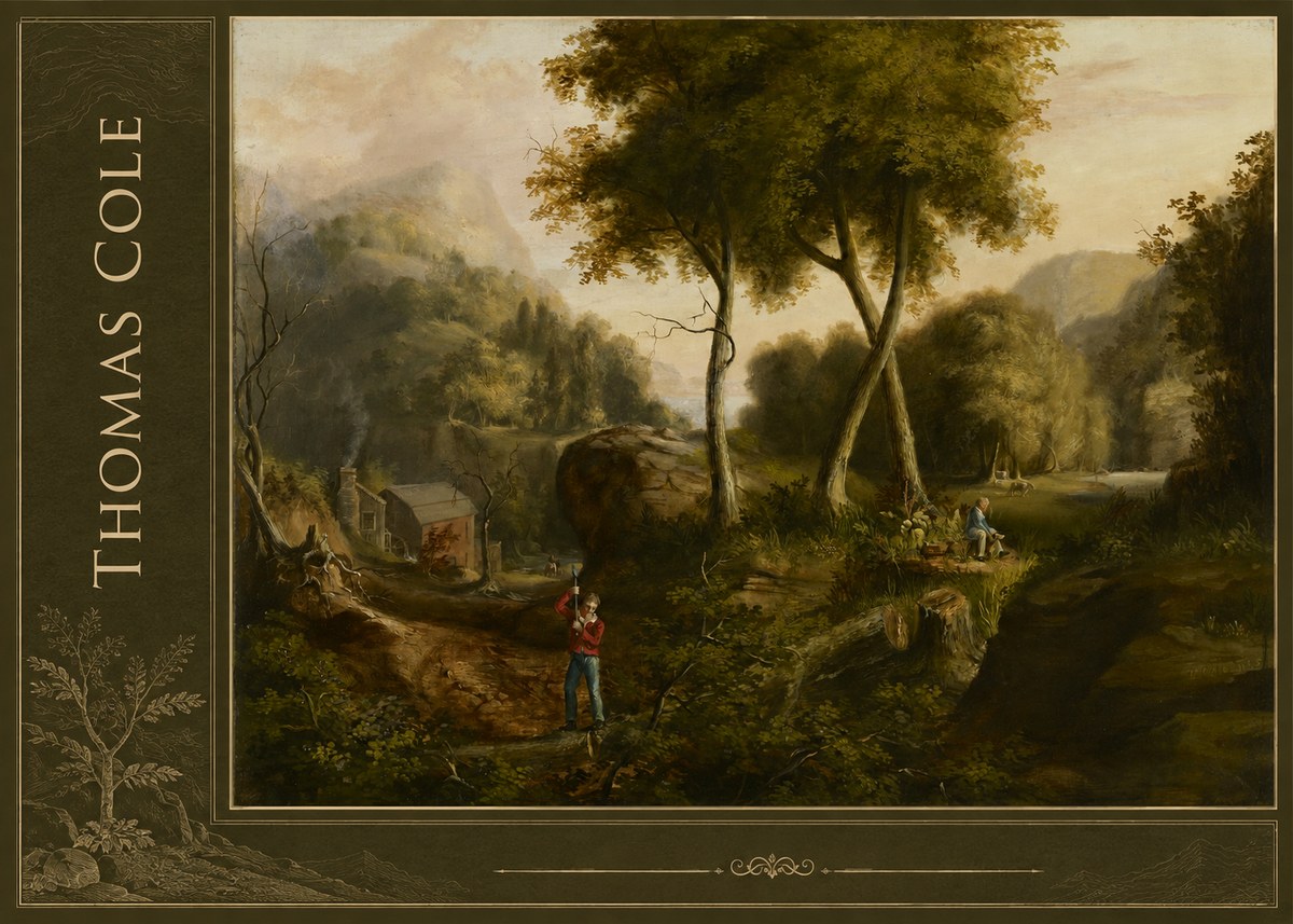 Thomas Cole The Hunter's Return I No2 - Plakát