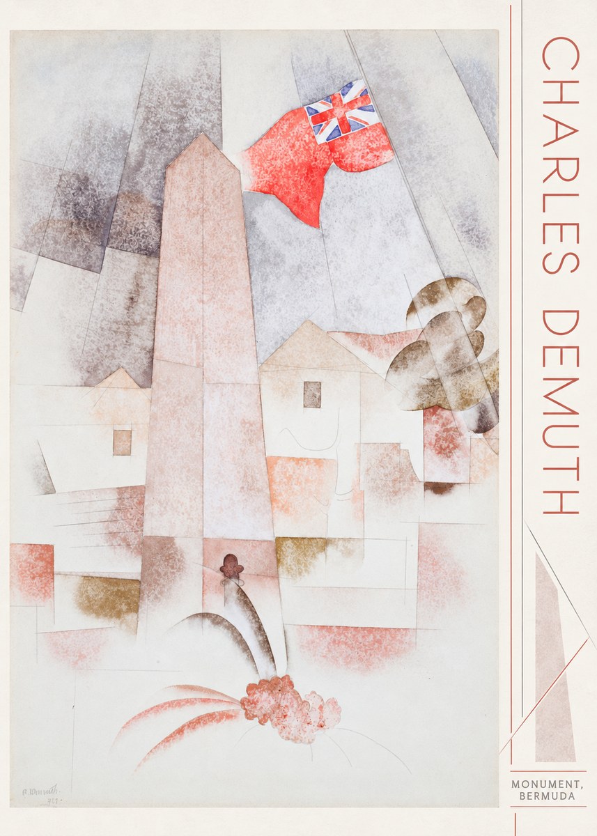 Charles Demuth Monument, Bermuda No2 - Plakát
