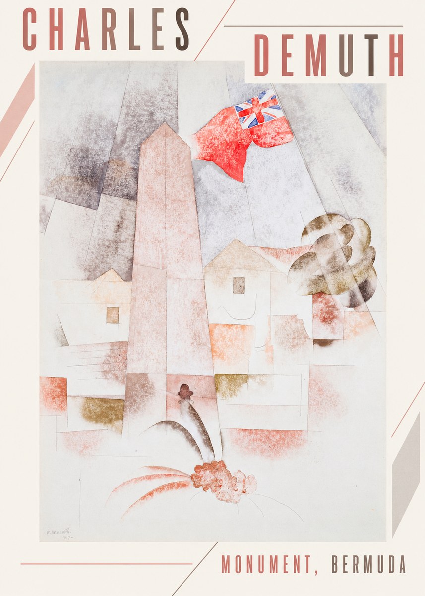 Charles Demuth Monument, Bermuda No3 - Plakát