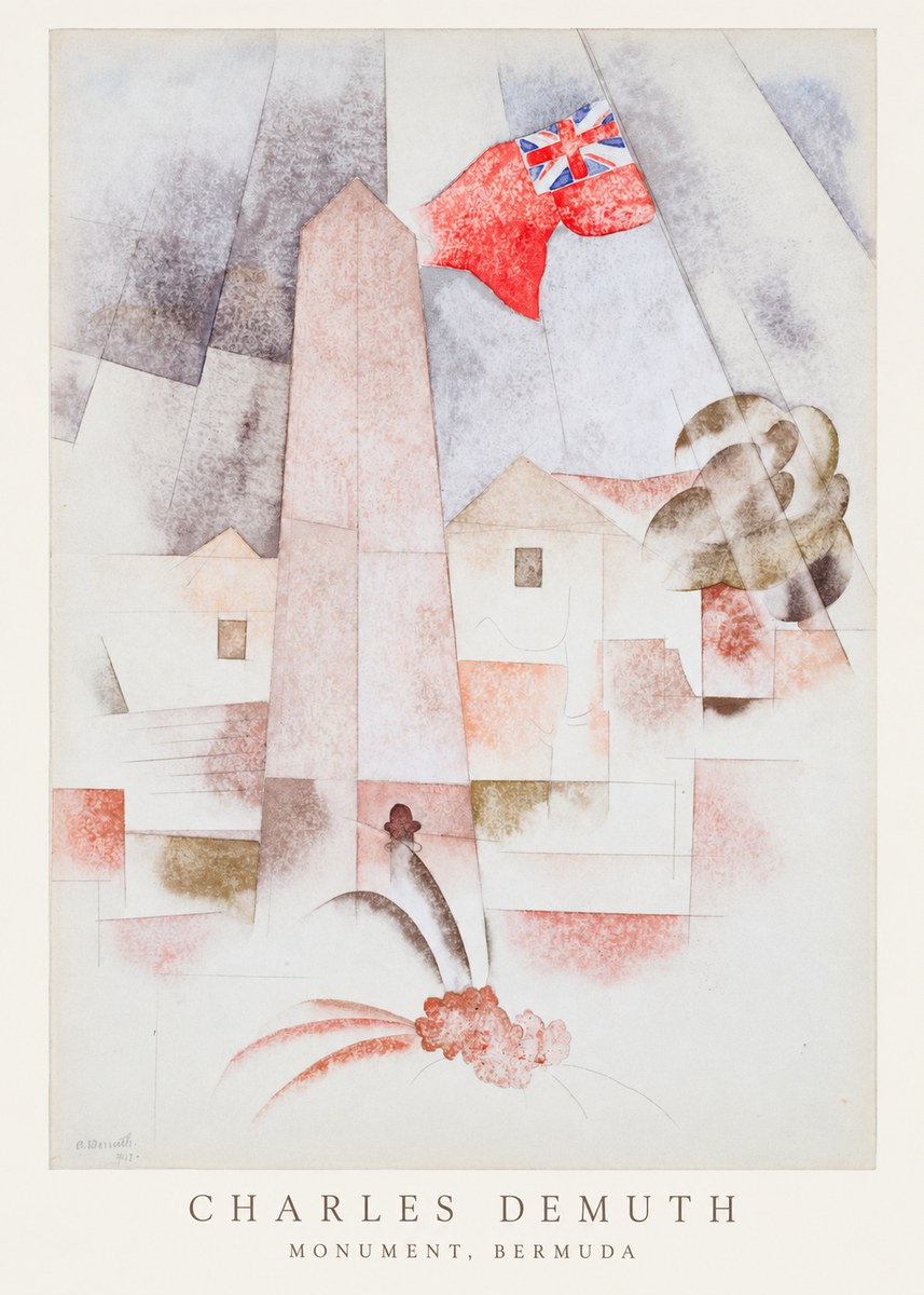 Charles Demuth Monument, Bermuda No6 - Plakát
