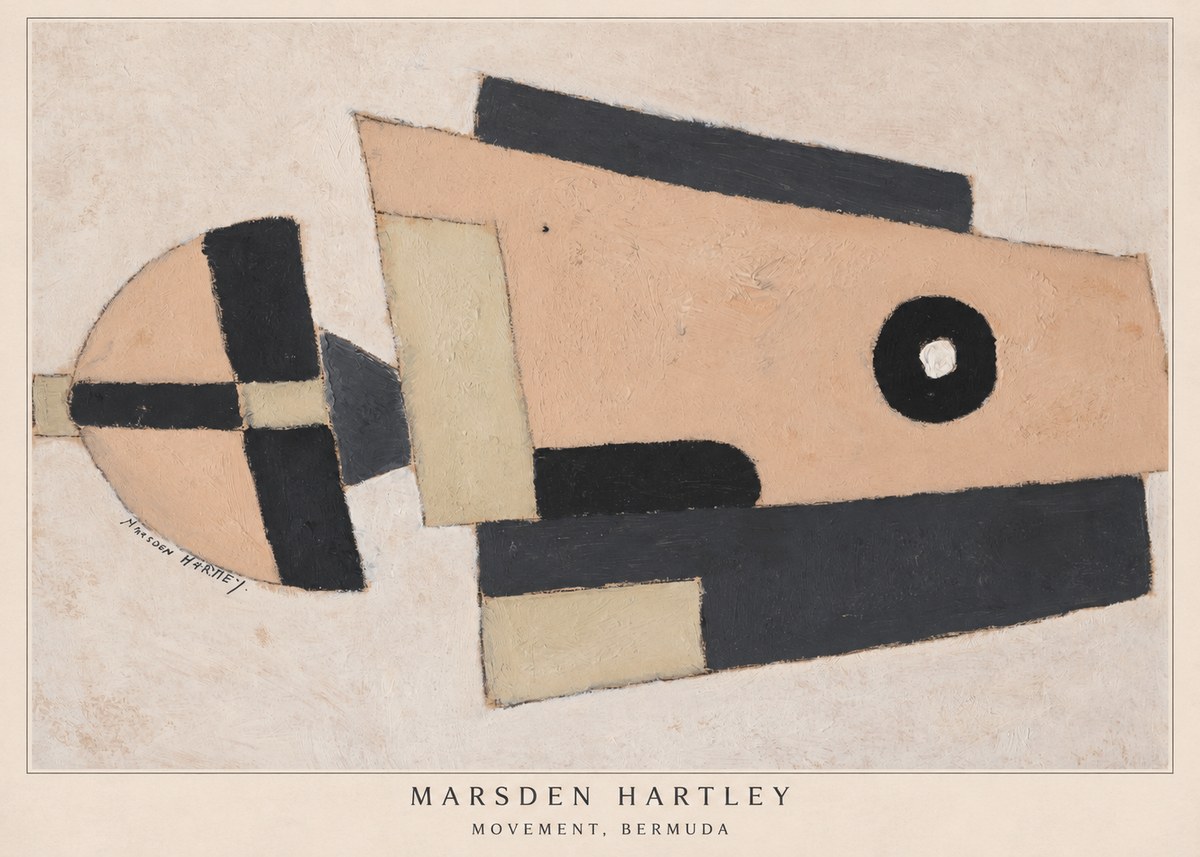 Marsden Hartley Movement, Bermuda No6 - Plakát