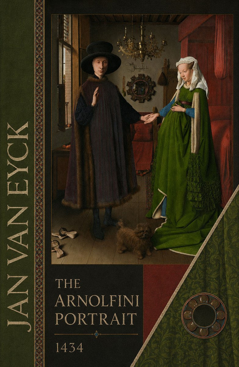 Jan van Eyck The Arnolfini Portrait V No4 - Plakát