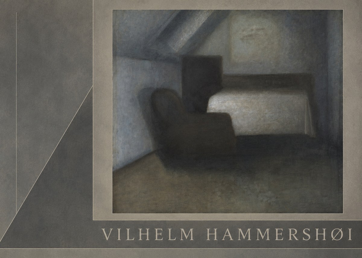 Vilhelm Hammershøi Interior, Strandgade 30 III No1 - Plakát