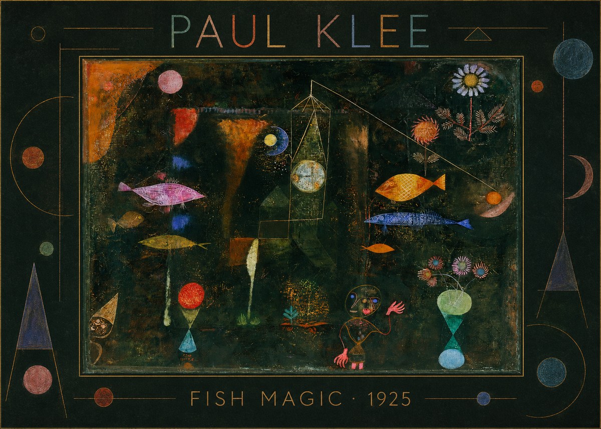 Paul Klee Fish Magic II No1 - Plakát
