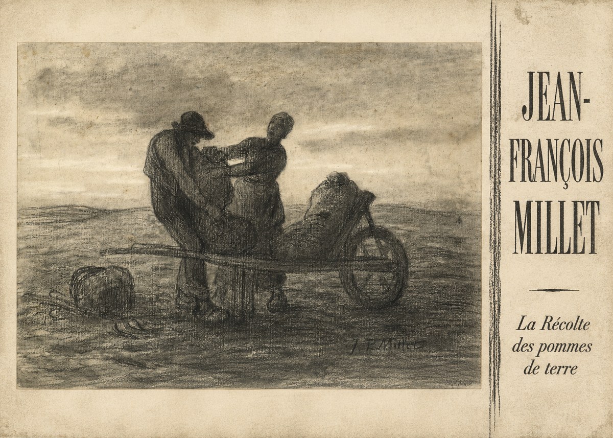Jean-François Millet La Récolte Des Pommes De Terre No5 - Plakát