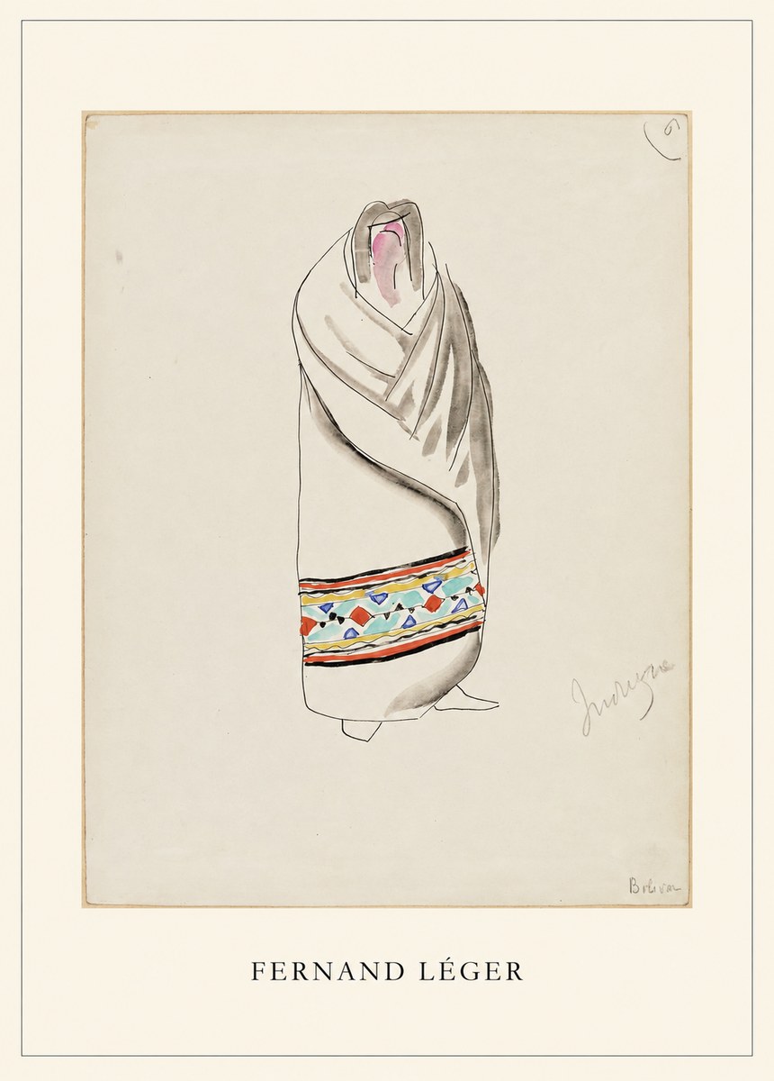 Fernand Léger Indiene, Bolivia No3 - Plakát