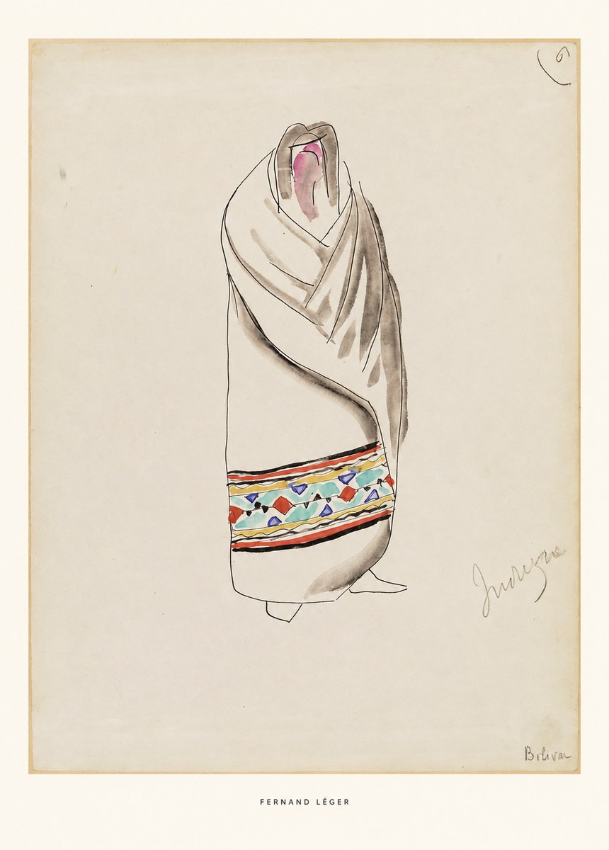 Fernand Léger Indiene, Bolivia No5 - Plakát