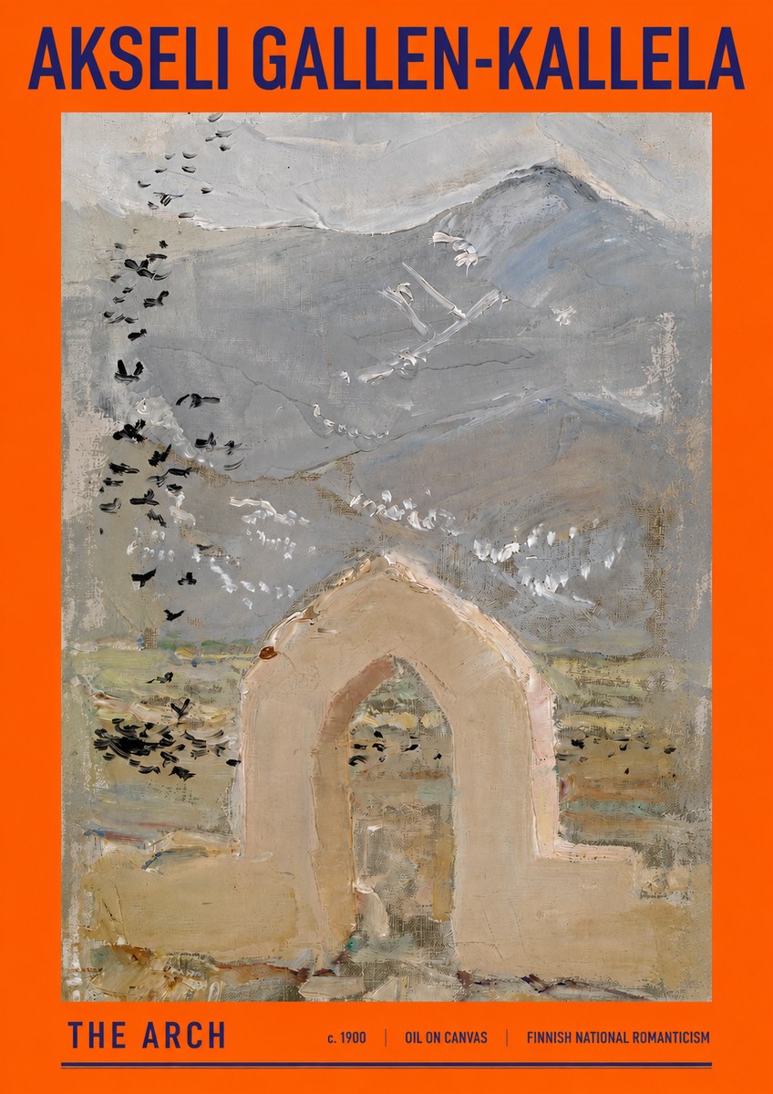 Akseli Gallen-Kallela The Arch No2 - Plakát