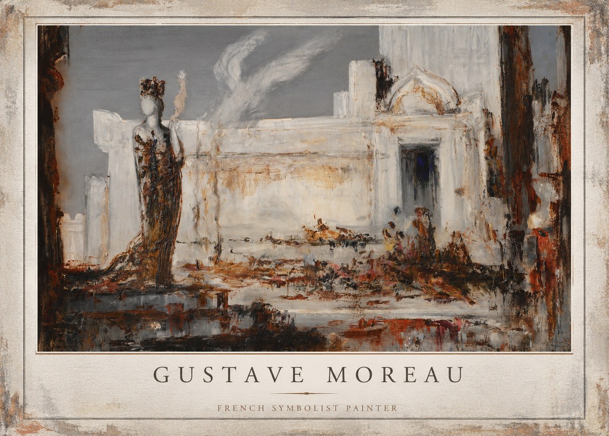 Gustave Moreau Untitled I No1 - Plakát