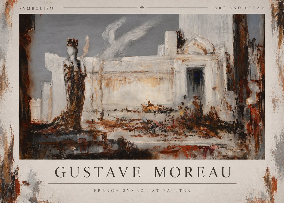 Gustave Moreau Untitled I No2 - Plakát