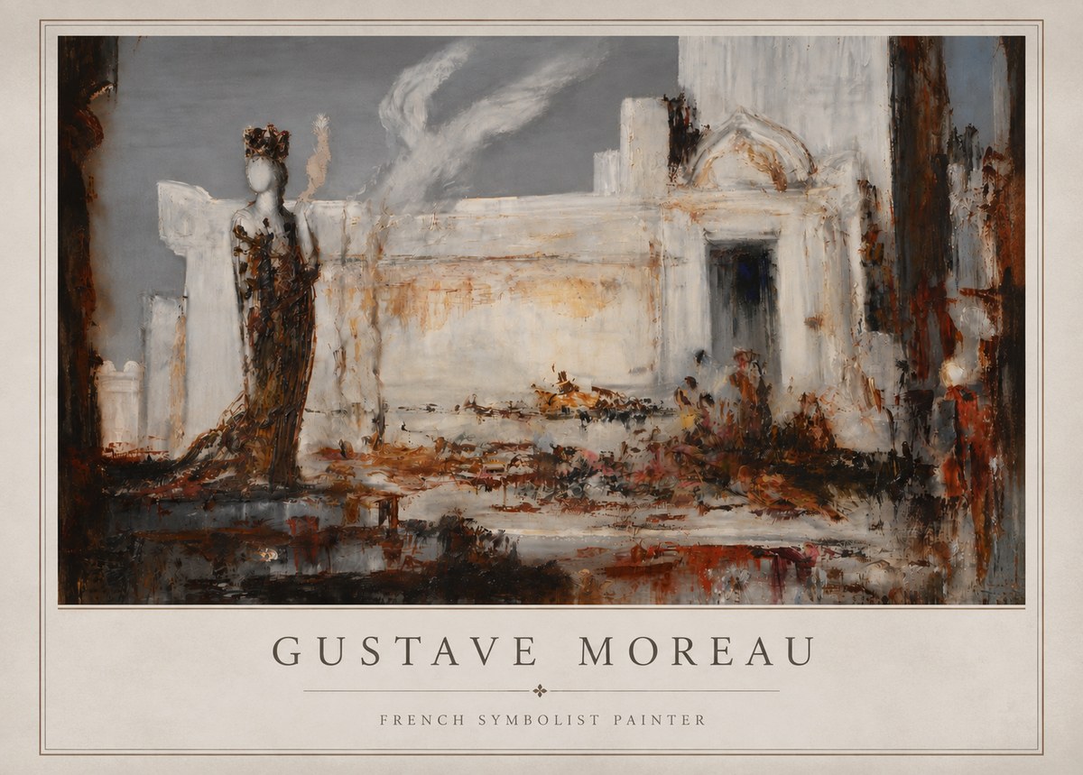 Gustave Moreau Untitled I No3 - Plakát