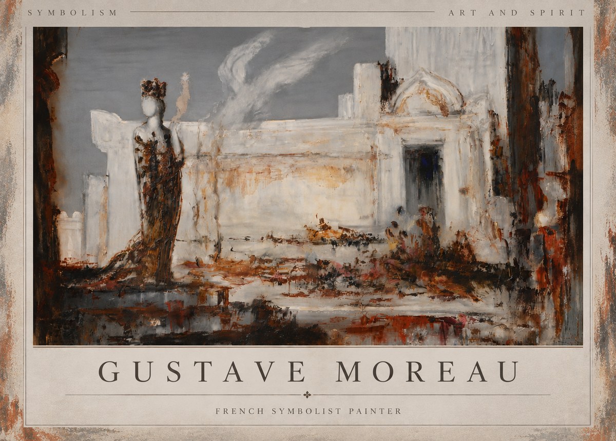 Gustave Moreau Untitled I No4 - Plakát