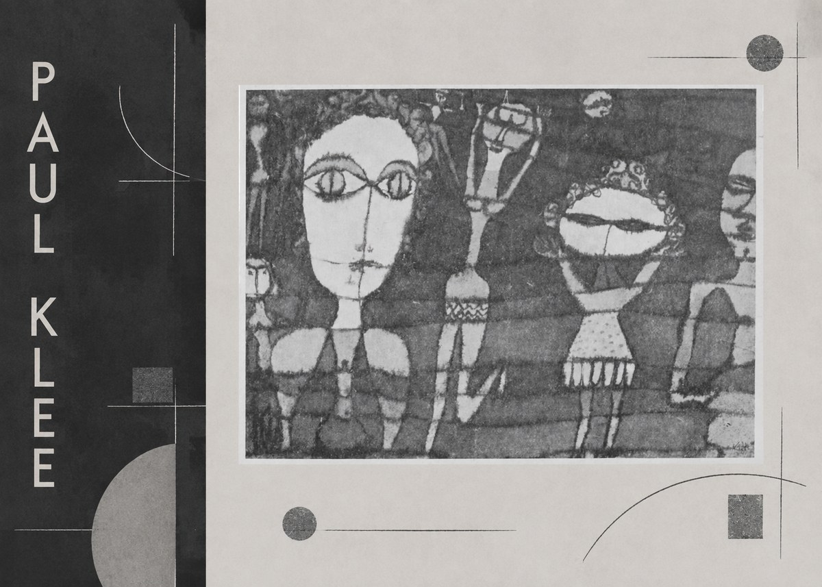 Paul Klee Specter of a Genius No4 - Plakát